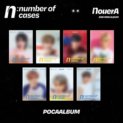 [세트] NouerA (누에라) - 미니 2집 [n: number of cases](POCA) (GIHYEON / HYUNJUN / JUNPYO / YUSEOP/ LIN / FAN / MIRAKU ver.)