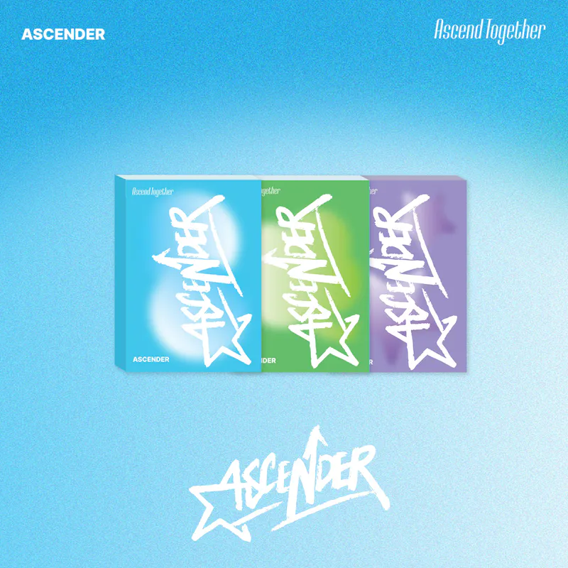 [세트] ASCENDER - Ascend Together (BESIDE VER., BELONG VER., BELOVE VER.)