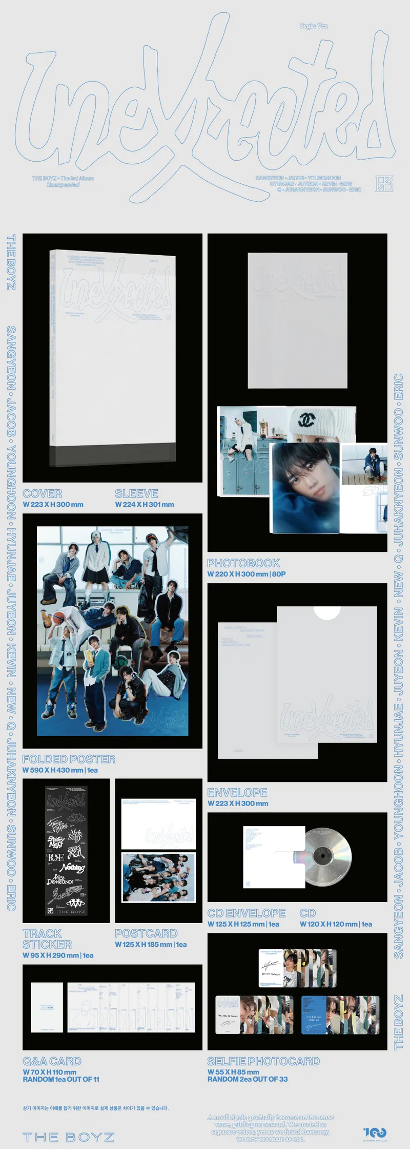 더보이즈 (THE BOYZ) - The 3rd Album 'Unexpected' (Photobook : Begin Ver.) 2