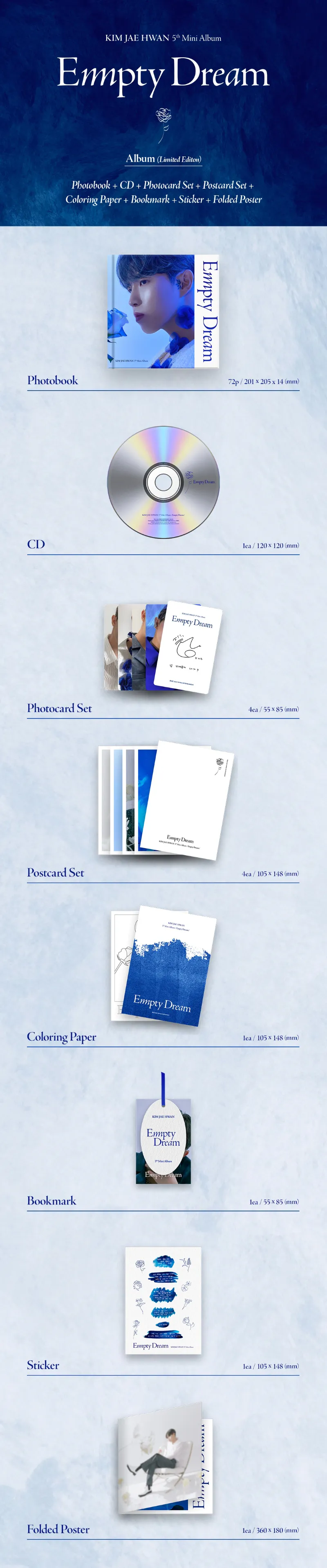 김재환 (Kim Jae Hwan) - 미니5집 [Empty Dream] (Limited Edition) 2