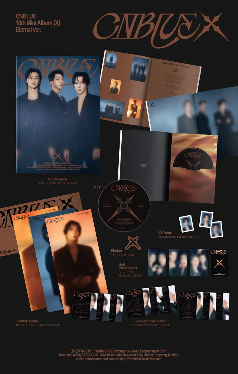 [랜덤] CNBLUE (씨엔블루) - 미니 10집 [X] 2