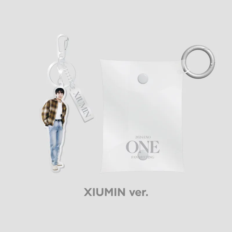 2024 EXO FAN-MEETING "ONE" MD - PVC POUCH+ACRYLIC KEY RING SET 2