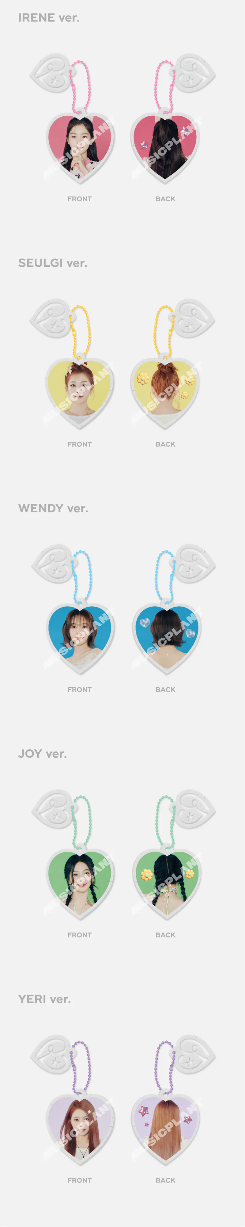 Red Velvet FANCON [HAPPINESS : My Dear, ReVe1uv] MD - KEY RING 2