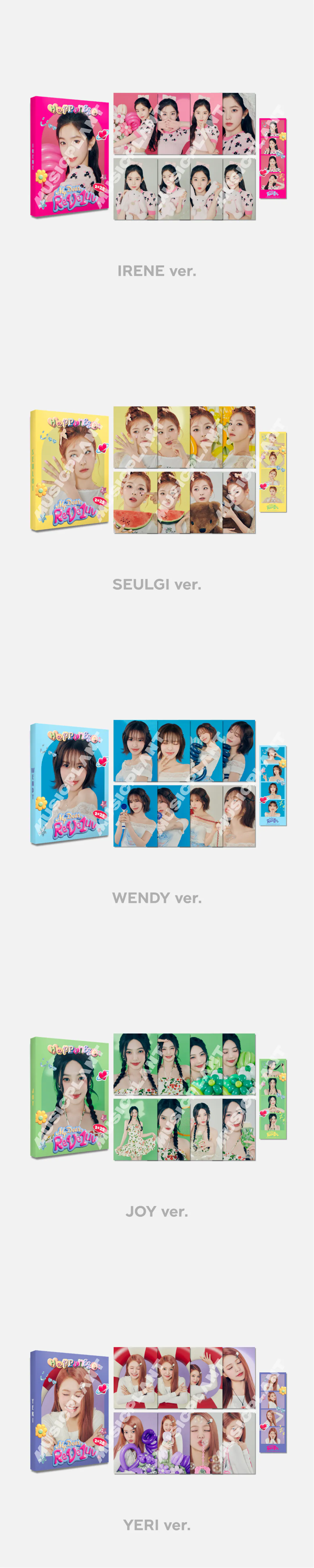 Red Velvet FANCON [HAPPINESS : My Dear, ReVe1uv] MD - POSTCARD BOOK SET 상세 이미지 2