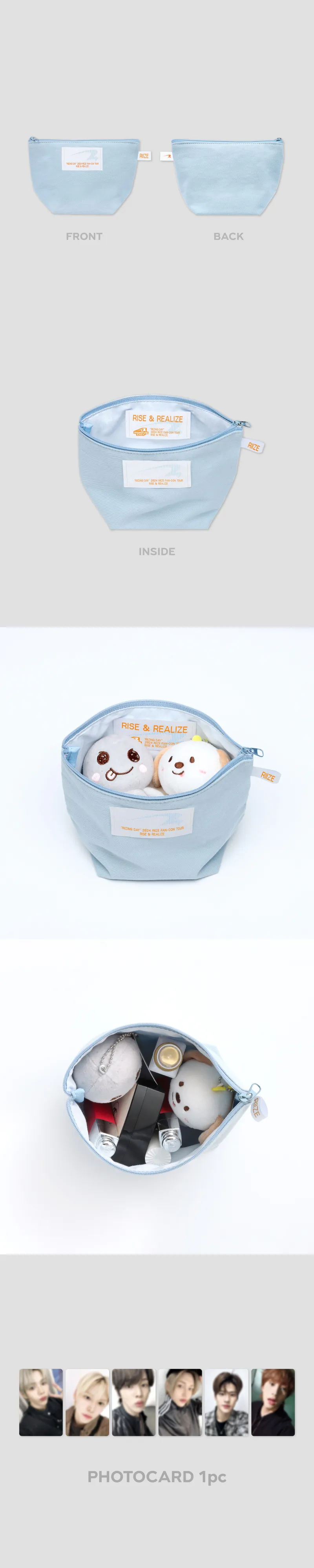 2024 RIIZE FANCON ‘RIIZING DAY’ MD - POUCH SET 2