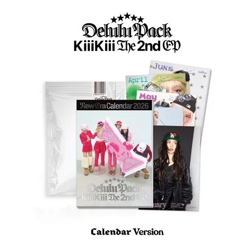 KiiiKiii (키키) - The 2nd EP [Delulu Pack] (Calendar. Version)