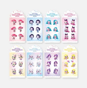 [멤버선택] 캐치티니핑 X 하츠투하츠 콜라보 MD - REMOVABLE LUGGAGE STICKER