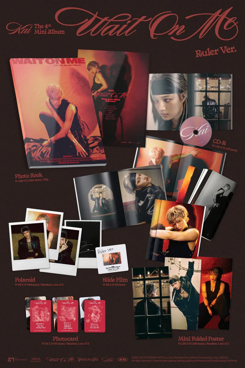 [랜덤] KAI (카이) - 미니 4집 [Wait On Me] ] (Photo Book Ver.) 3