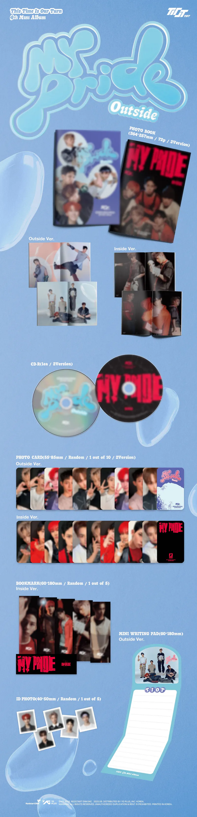 [랜덤] TIOT - 4rd Mini Album [MY PRIDE] (Photobook ver.) 2