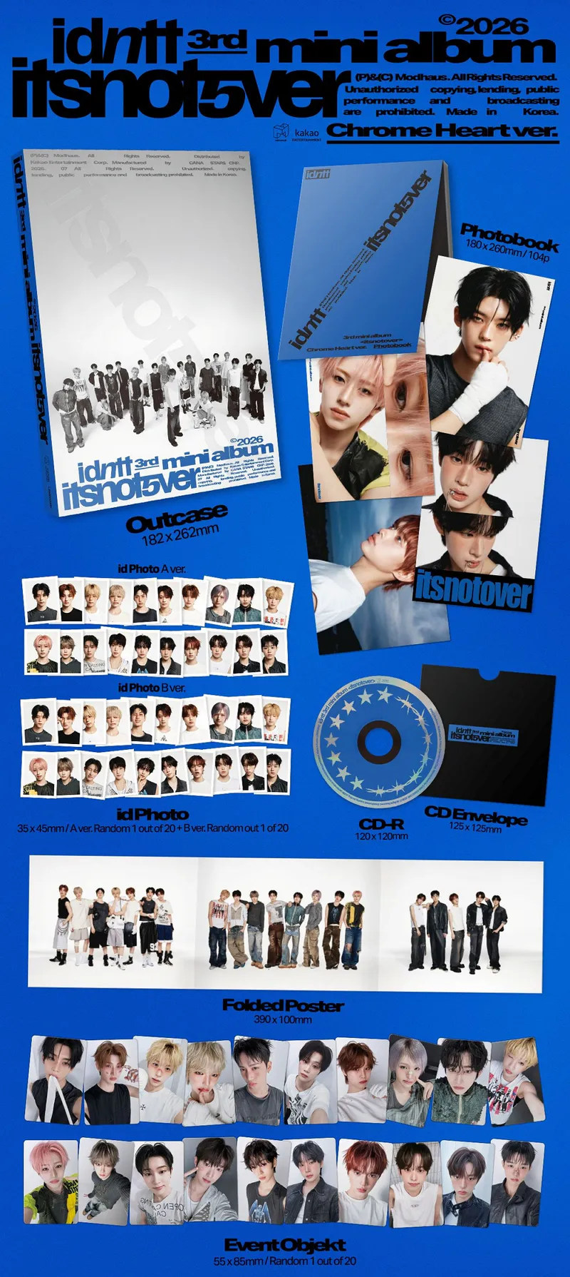 [세트] idntt (아이덴티티) - [itsnotover] (CD) 2