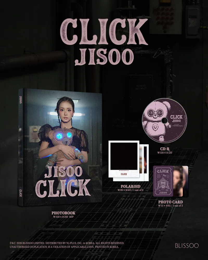 JISOO - Single Album [CLICK] PHOTOBOOK VER. 2