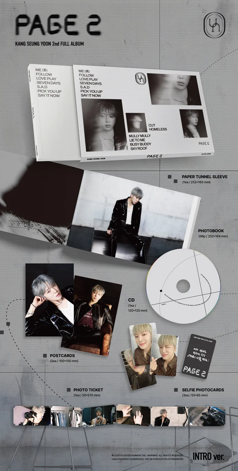 KANG SEUNG YOON 2nd FULL ALBUM [PAGE 2] (INTRO ver.) 2
