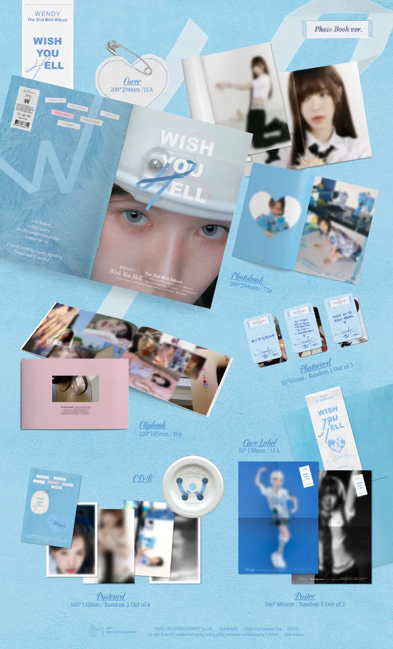 웬디 (WENDY)  - 미니 2집 [Wish You Hell] (Photo Book Ver.) 2