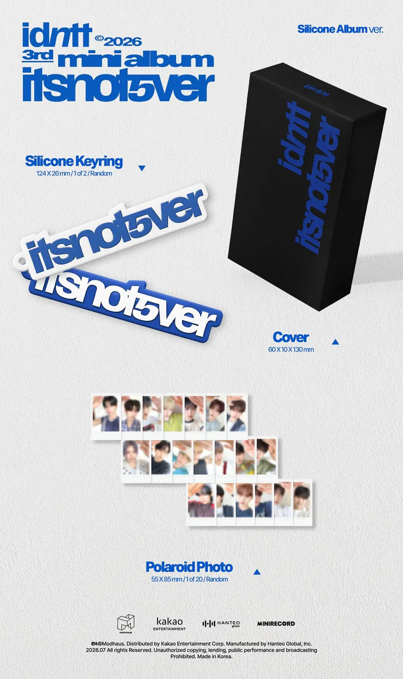 idntt (아이덴티티) - [itsnotover] (Silicone Album) 2