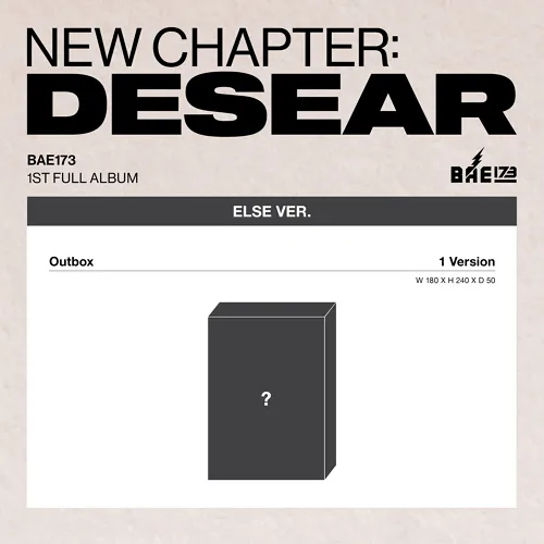 BAE173 (비에이이일칠삼) - 정규 1집 [NEW CHAPTER : DESEAR] (ELSE ver.) (EVER ver.)