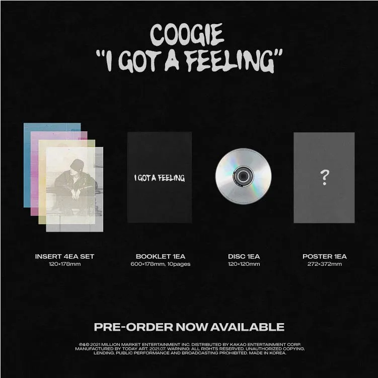 쿠기 (Coogie) - EP [I Got A Feeling] 2