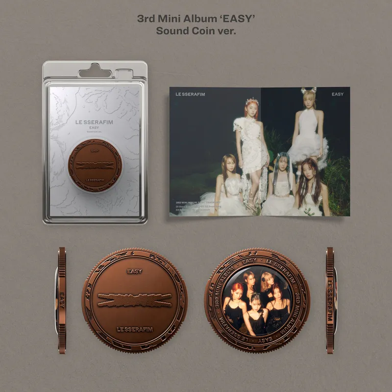르세라핌 (LE SSERAFIM) - 3rd Mini Album 'EASY'  (Sound Coin ver.) 2