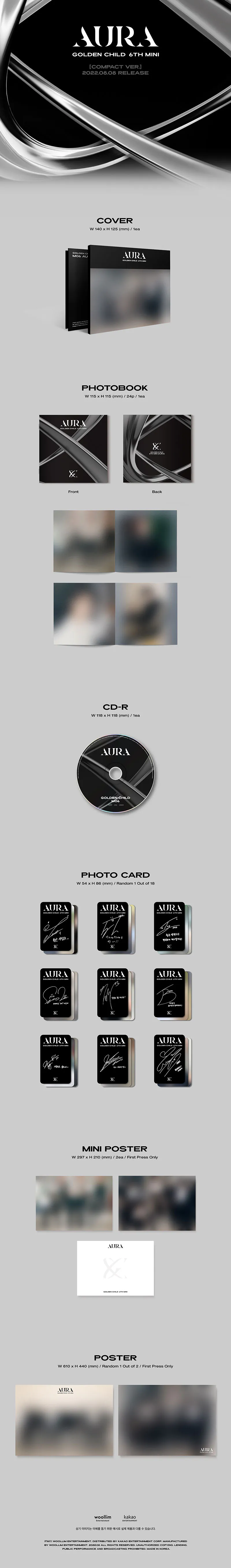 골든차일드 (Golden Child) - 미니6집 [AURA] (Compact Ver.) 2