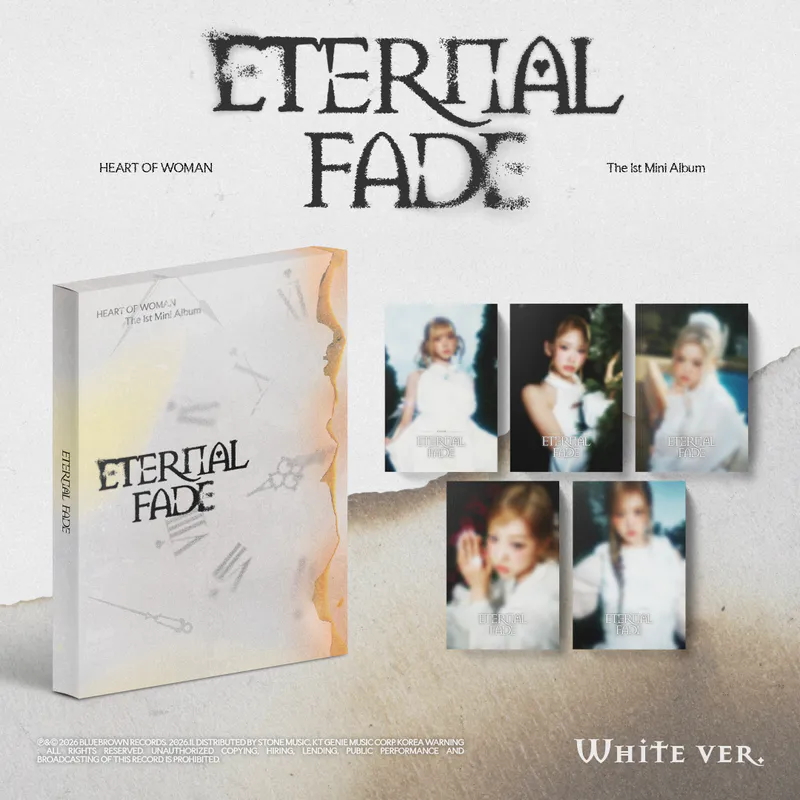 HEART OF WOMAN(하트오브우먼) - 미니1집 ETERNAL FADE (White Ver.)