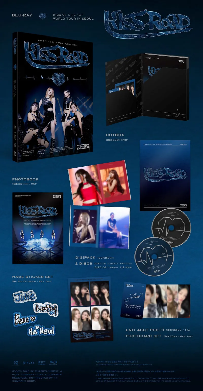 키스오브라이프 (KISS OF LIFE)  - 2024 KISS OF LIFE 1st WORLD TOUR [KISS ROAD] IN SEOUL Blu-ray 2