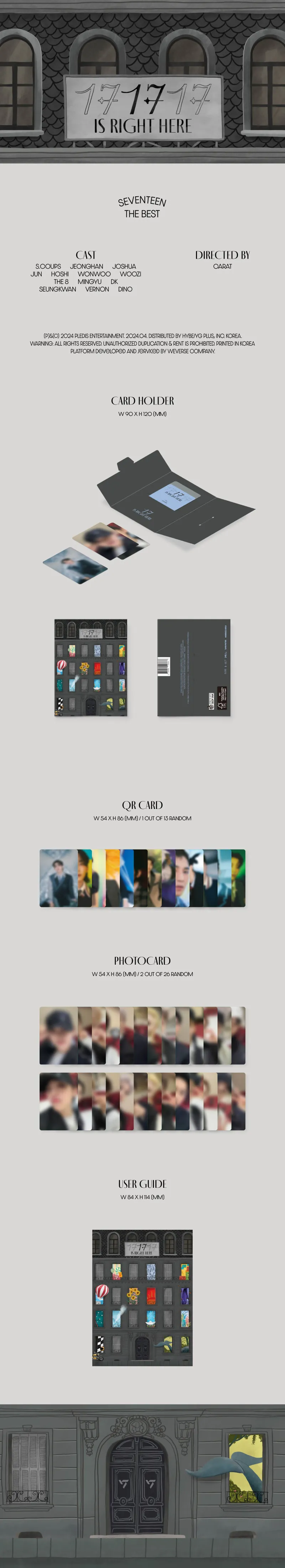 세븐틴 (SEVENTEEN) - SEVENTEEN BEST ALBUM '17 IS RIGHT HERE' -Weverse Albums ver.- 2