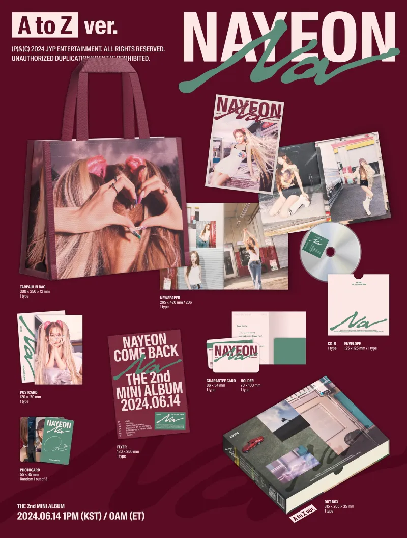 나연 (TWICE) - 미니 2집 [NA] (Limited Edition A to Z ver.) 2