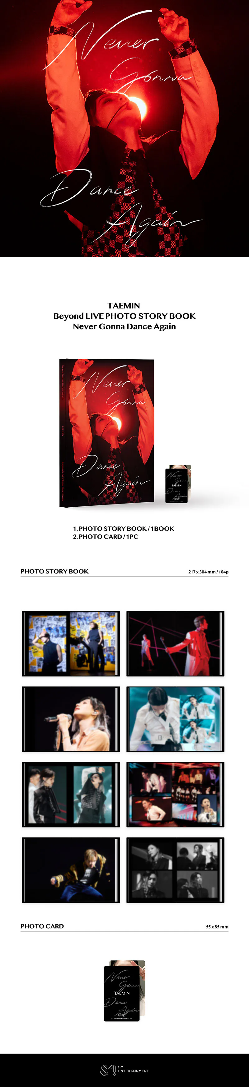 태민 (TAEMIN) - TAEMIN Beyond LIVE PHOTO STORY BOOK - N.G.D.A 상세 이미지 2