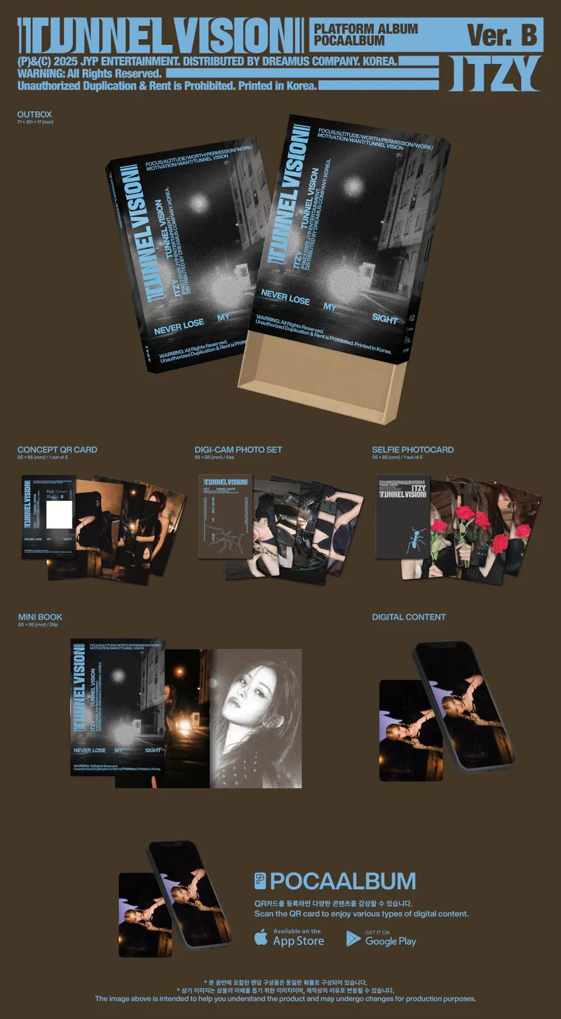 [랜덤] ITZY (있지) - [TUNNEL VISION] (POCAALBUM Ver.) 3