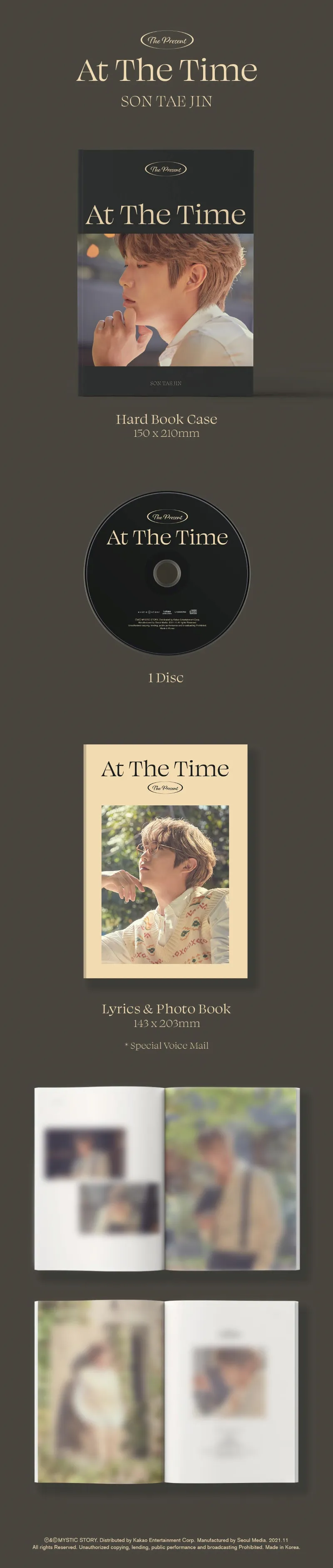 손태진 (SON TAE JIN) - 미니1집 Part 1 [The Present ‘At The Time’] 상세 이미지 2