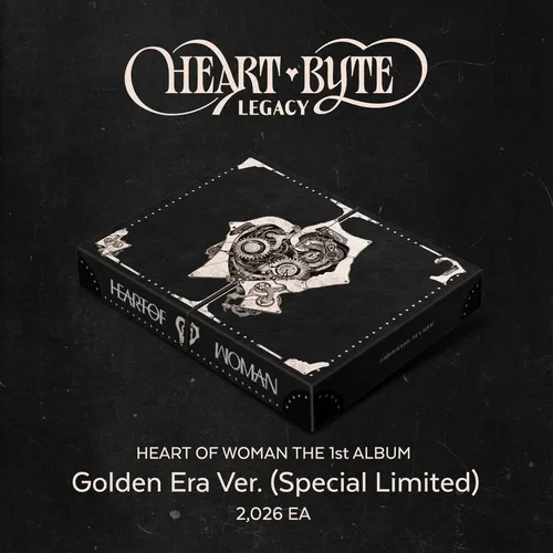HEART OF WOMAN (하트오브우먼) - THE 1st ALBUM [Heart Byte : LEGACY] (Golden Era Ver. (Special Limited))