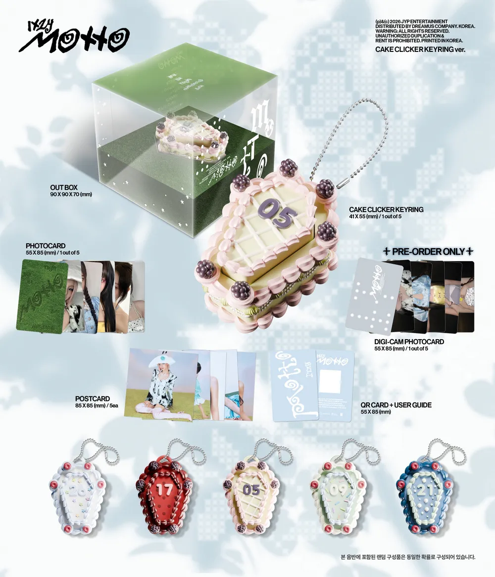 ITZY (있지) - [Motto] (CAKE CLICKER KEYRING Ver.) 상세 이미지 2