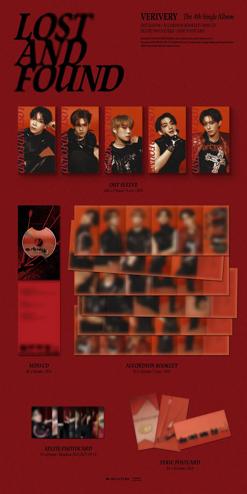 [랜덤] VERIVERY(베리베리) - 4th SINGLE ALBUM [Lost and Found] (Light ver.) 2