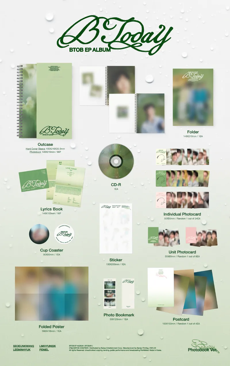 BTOB (비투비) - EP 앨범 [BTODAY] (Photobook Ver.) 2