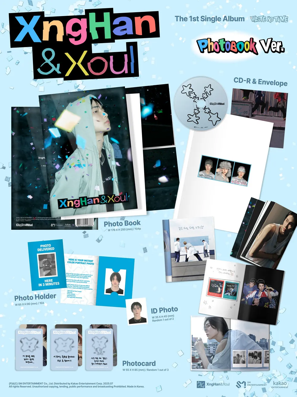 XngHan&Xoul (승한앤소울) - 싱글 1집 [Waste No Time] (Photo Book Ver.) 상세 이미지 2