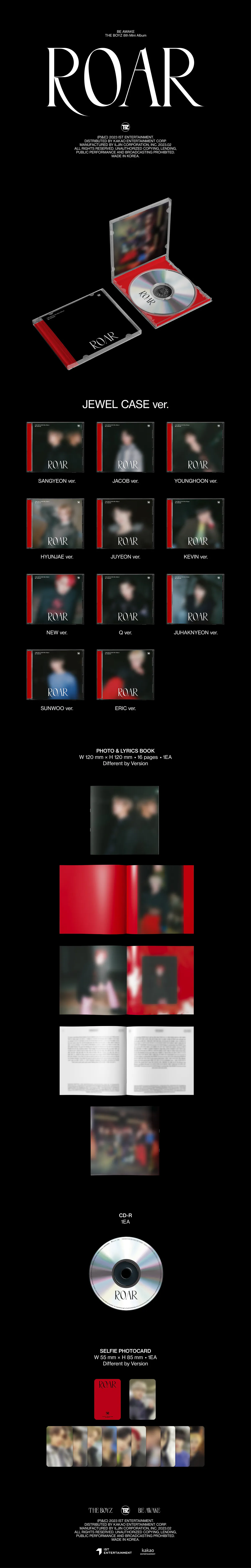 [랜덤] 더보이즈 (THE BOYZ) - 미니8집 [BE AWAKE] (JEWEL CASE) 상세 이미지 2
