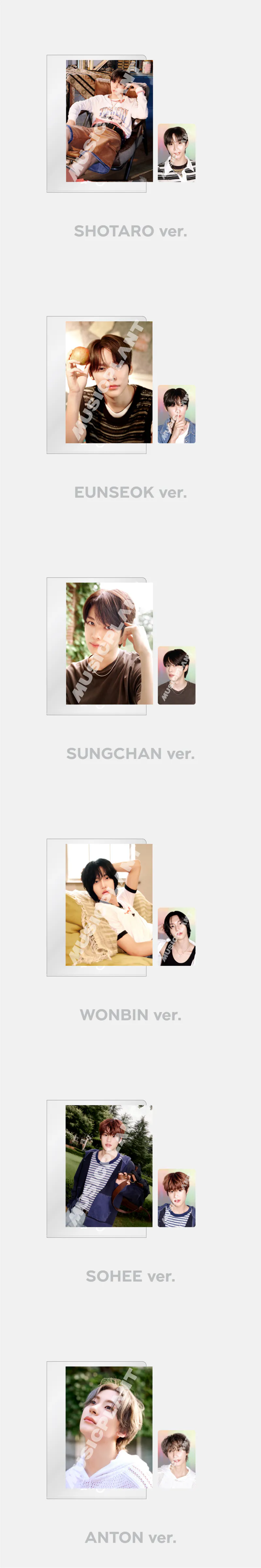 RIIZE : ON THE SING STREET 2nd MD - POSTCARD + HOLOGRAM PHOTO CARD SET 2