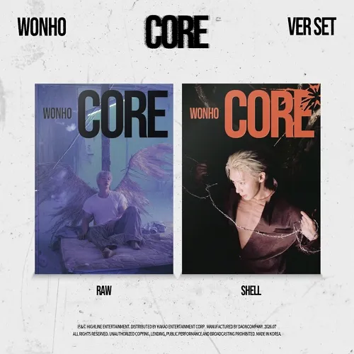 [세트] 원호 (WONHO) - EP [CORE] (Raw/Shell ver.)