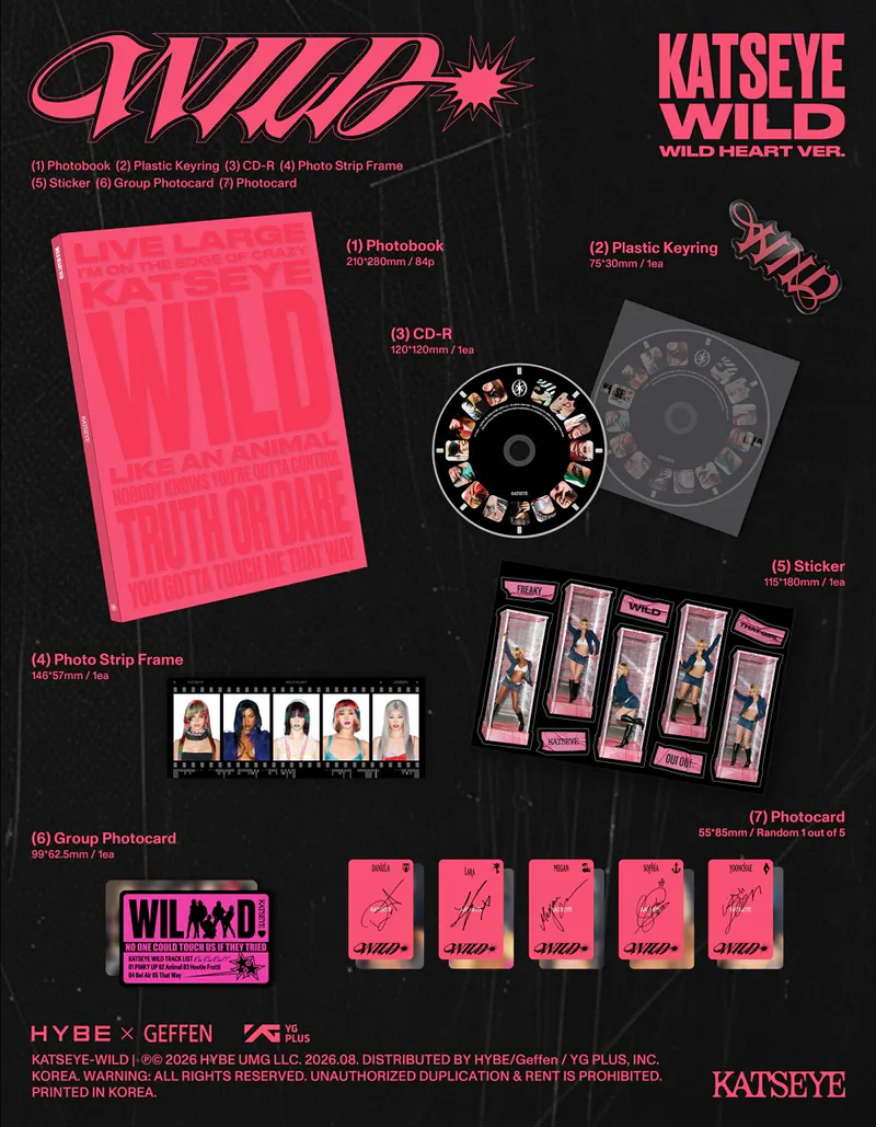 [랜덤] 캣츠아이(KATSEYE) - [WILD] 3