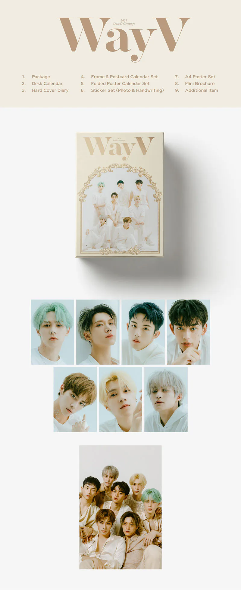 WayV (웨이션브이) - 2021 시즌그리팅 (2021 SEASON'S GREETINGS) 상세 이미지 2