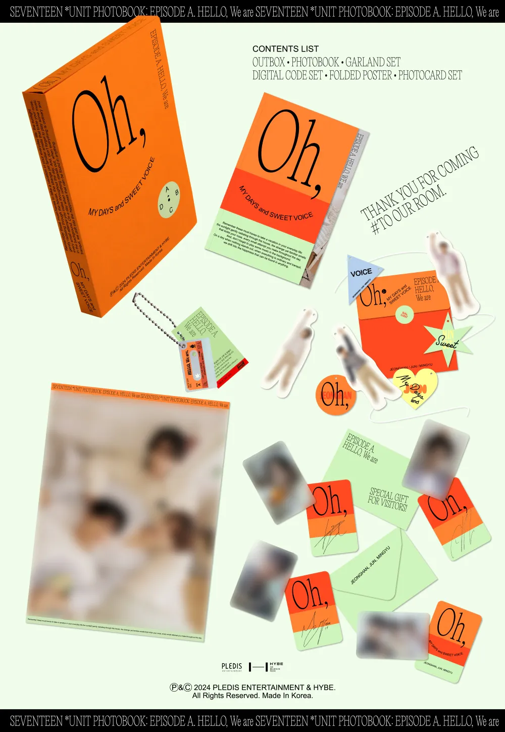 SEVENTEEN (세븐틴) - SEVENTEEN Episode : Oh, My Days and Sweet Voice A 상세 이미지 2