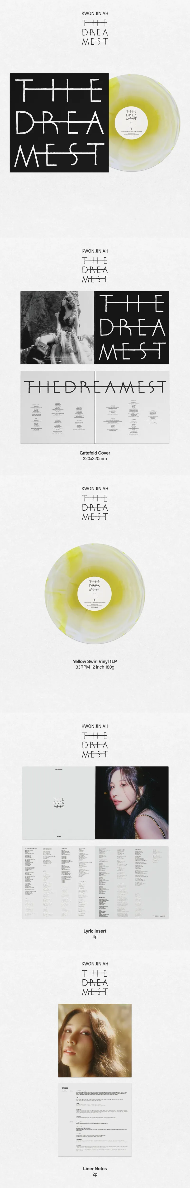 권진아 - 3rd Album [The Dreamest] LP 2