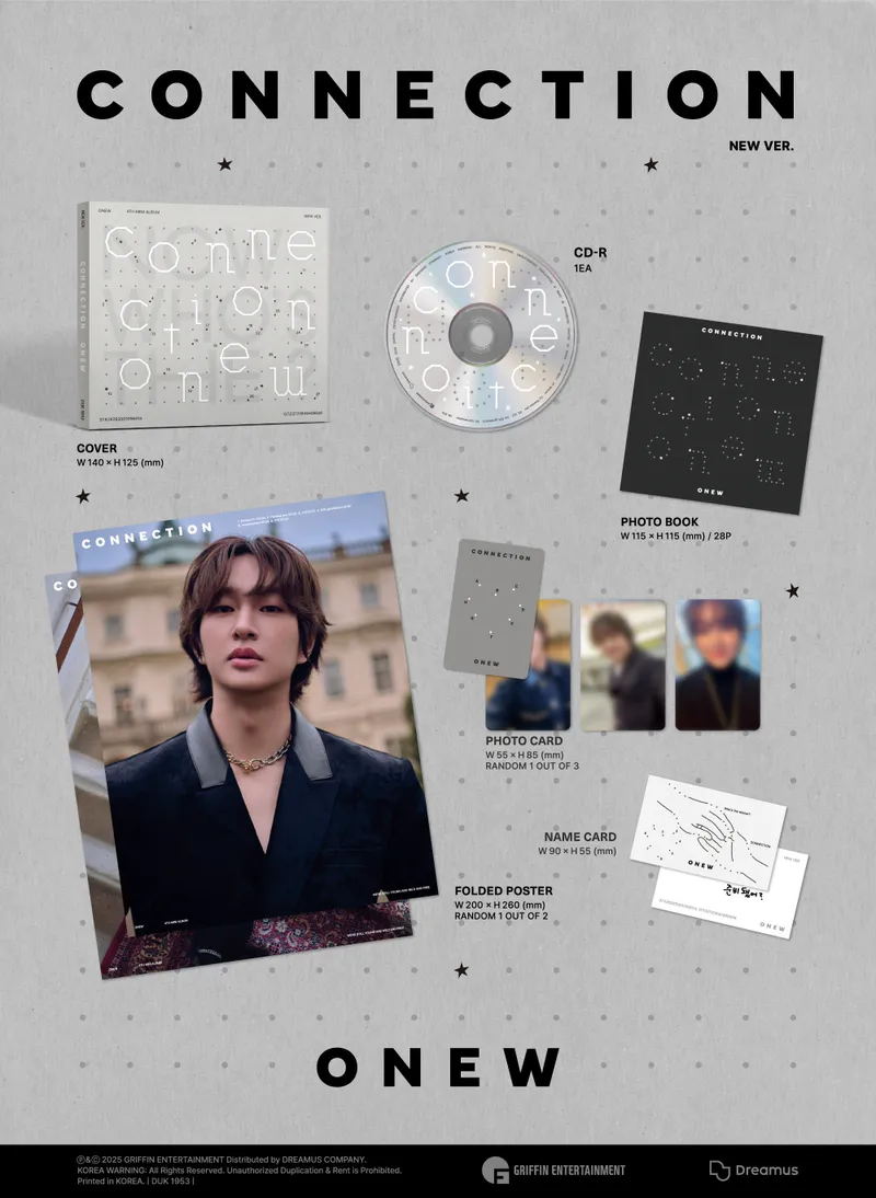 [랜덤] 온유 (ONEW) - 미니 4집 [CONNECTION] (Digipack Ver.) 2