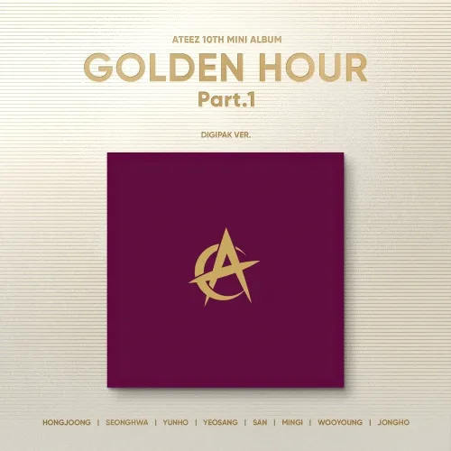 [랜덤] ATEEZ (에이티즈) - 미니 10집 [GOLDEN HOUR : Part.1] (Digipak VER.)