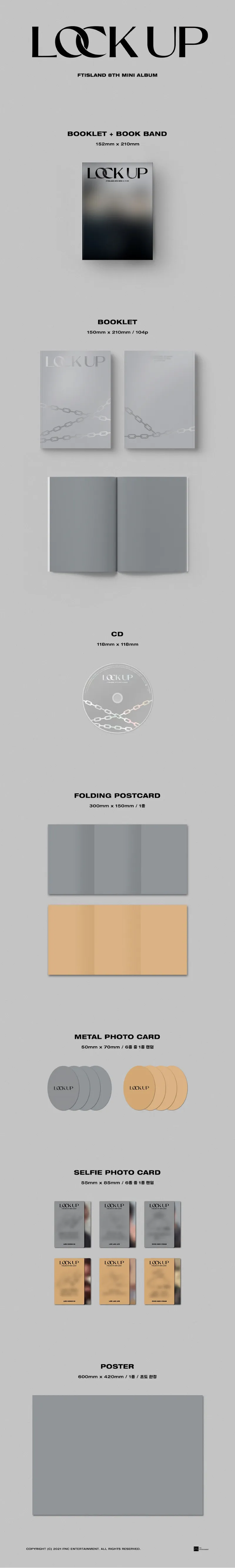 FTISLAND (FT아일랜드) - 미니8집 [LOCK UP] 2