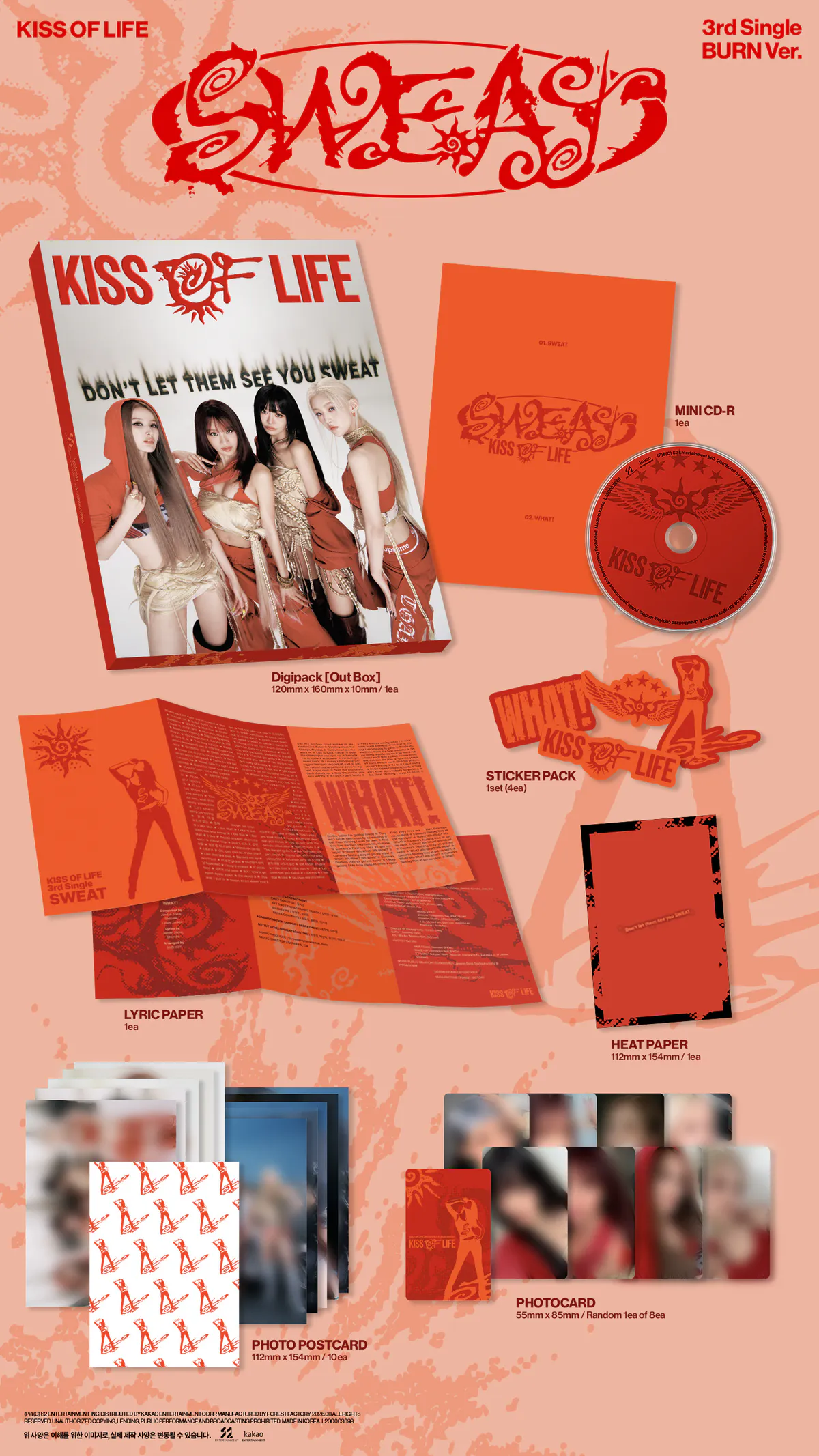 KISS OF LIFE - 3rd Single [SWEAT] (POCAALBUM Ver.) 상세 이미지 6