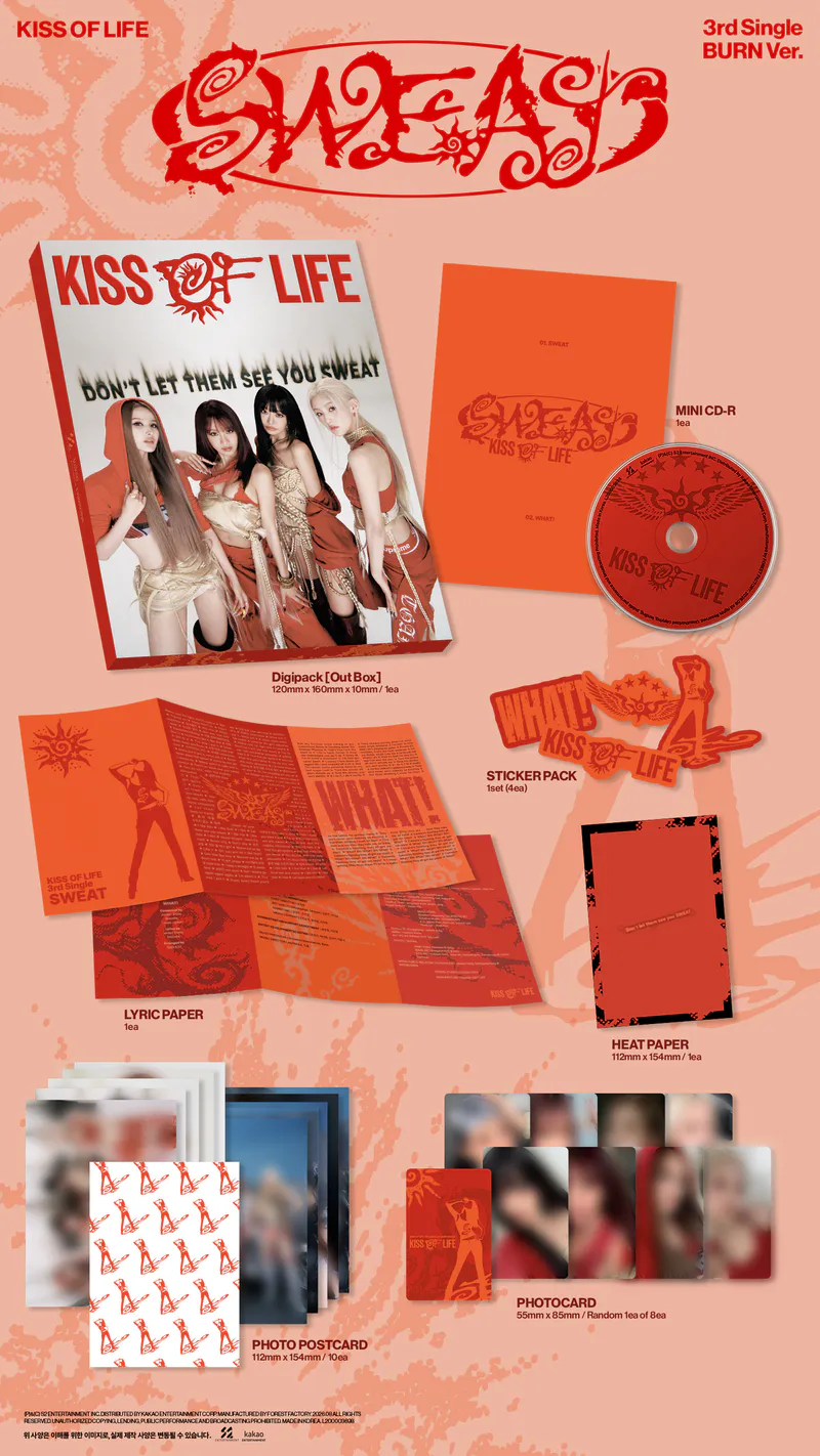 KISS OF LIFE - 3rd Single [SWEAT] (POCAALBUM Ver.) 6