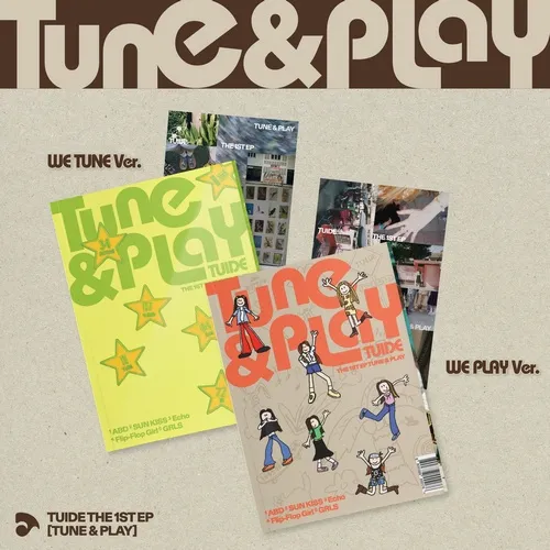 [세트] TUIDE (튜이드) - The 1st EP [TUNE & PLAY] + (Weverse Albums Ver.)(총4종)