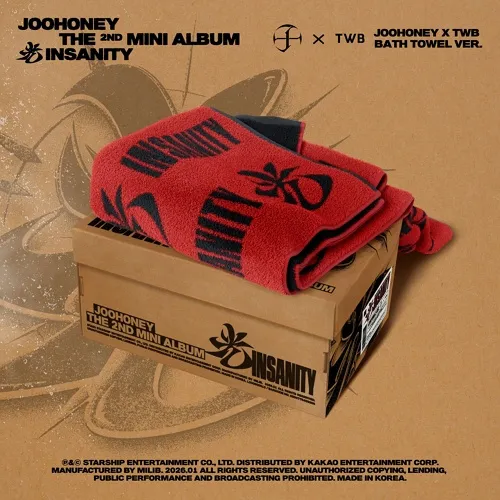 JOOHONEY(주헌) - THE 2ND MINI ALBUM  [光 (INSANITY)] JOOHONEY X TWB BATH TOWEL VER. (한정반)