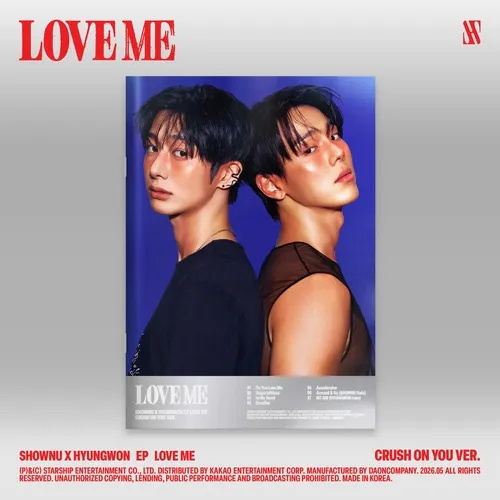 셔누X형원 (몬스타엑스) - SHOWNU X HYUNGWON EP [LOVE ME] (CRUSH ON YOU VER.)