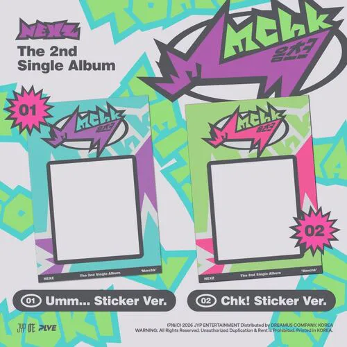 [세트] NEXZ(넥스지) - [Mmchk] (Umm...Sticker ver. / Chk! Sticker ver)